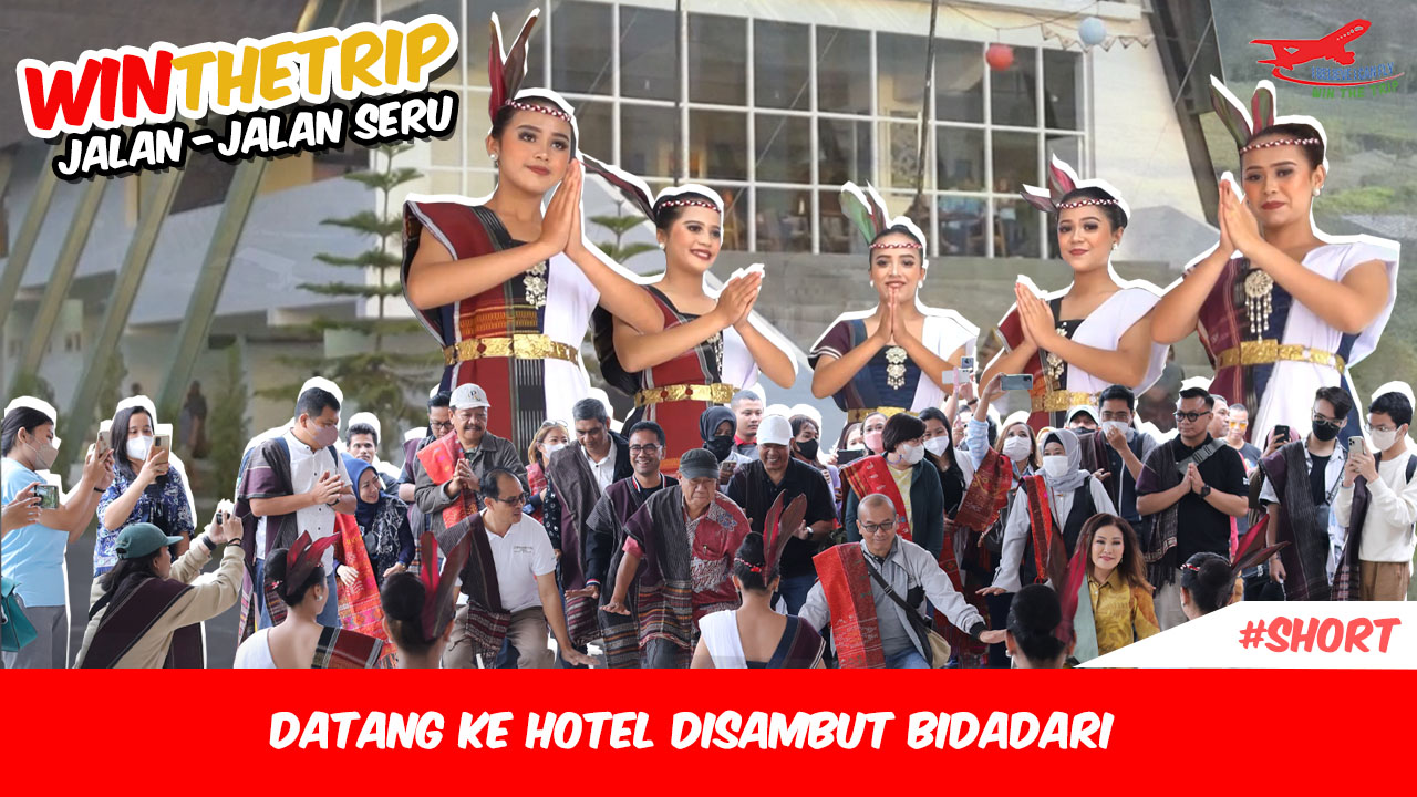 Datang ke hotel disambut bidadari