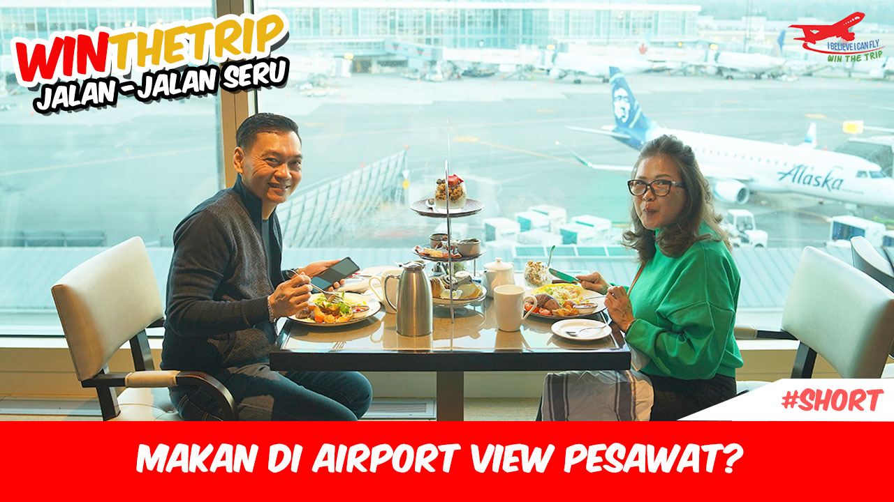Makan di Airport view pesawat?