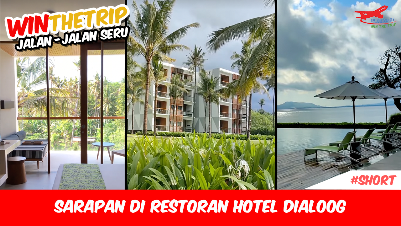 Sarapan di restoran Hotel Dialoog #Short