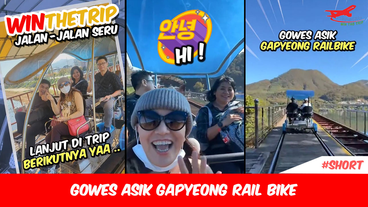 Gowes Asik Gapyeong Rail Bike