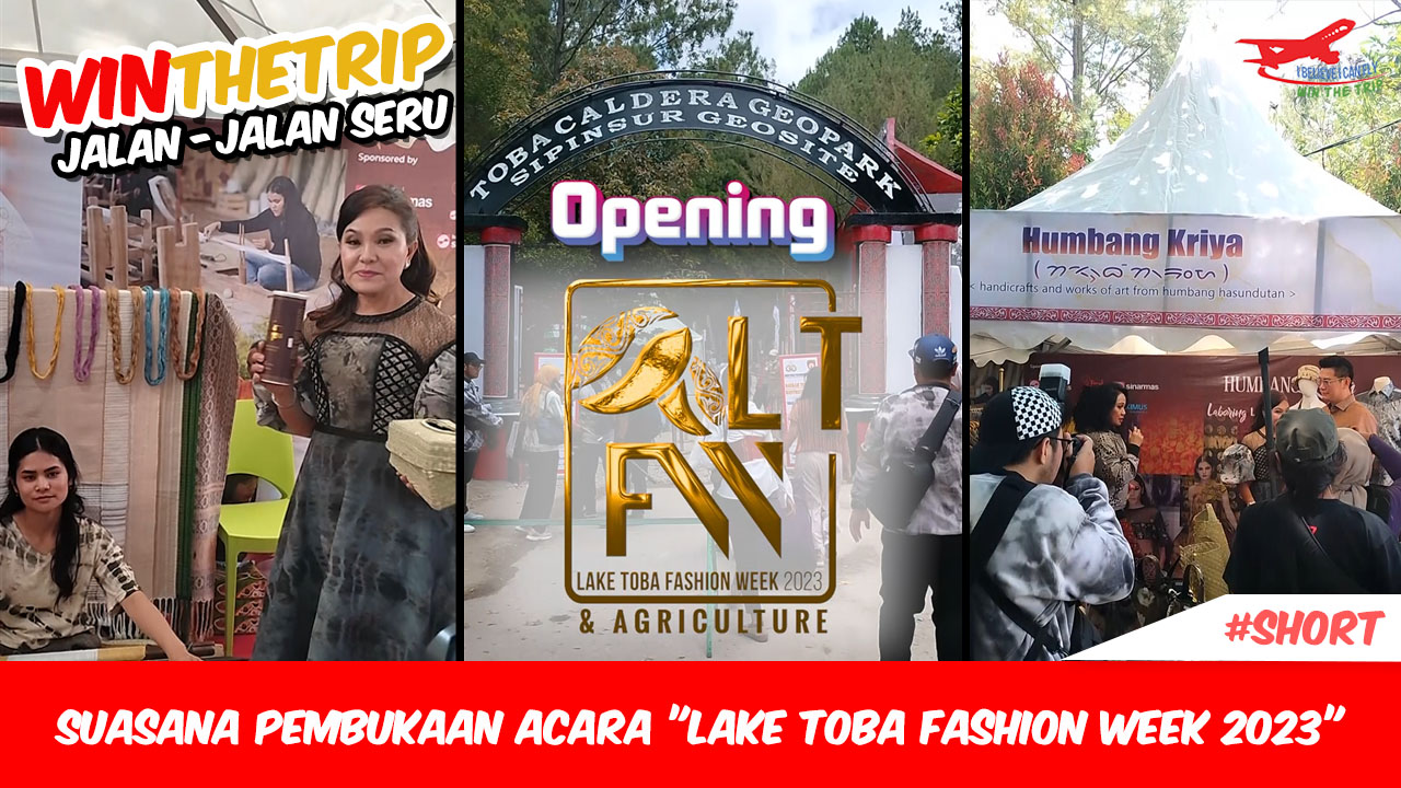 Suasana pembukaan acara “Lake Toba Fashion Week 2023”