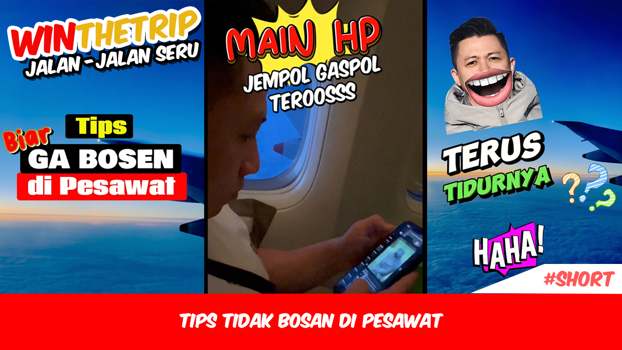 Tips Tidak Bosan Di Pesawat