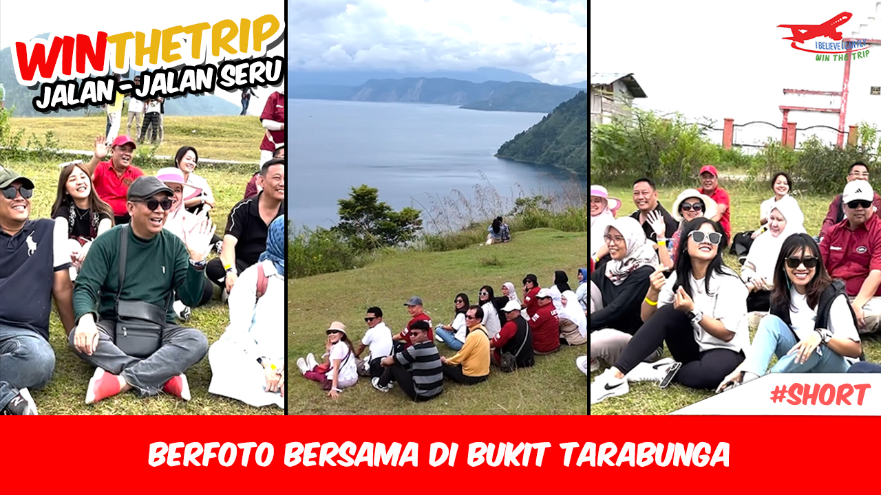 Berfoto bersama di Bukit Tarabunga