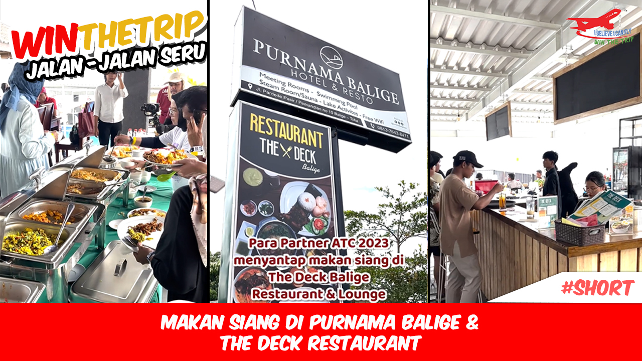 Makan siang di Purnama Balige & The Deck Restaurant