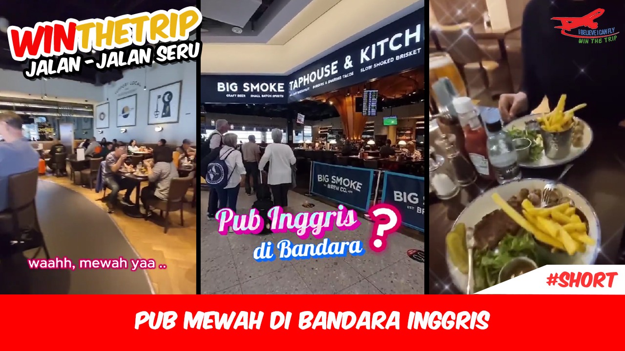 Pub mewah di Bandara Inggris