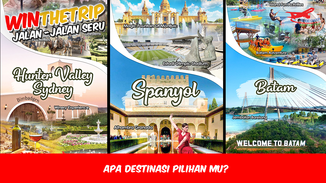 Apa destinasi pilihanmu?