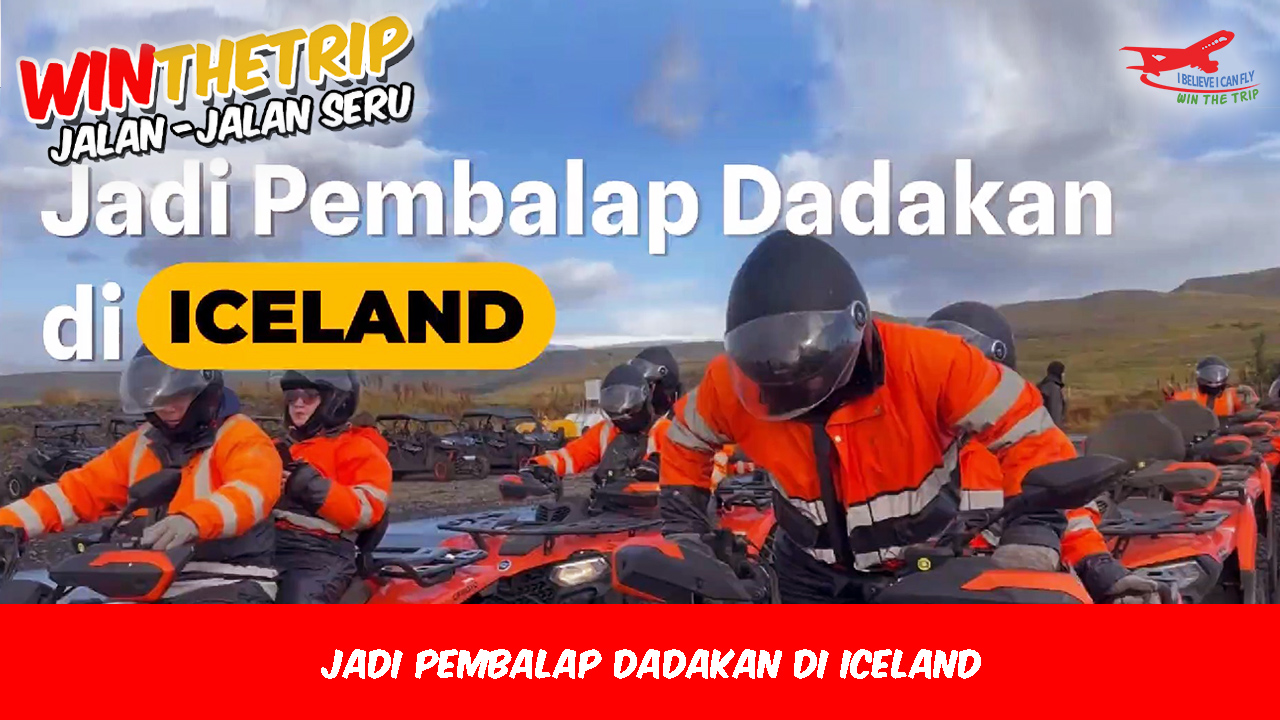 Jadi pembalap dadakan di Iceland