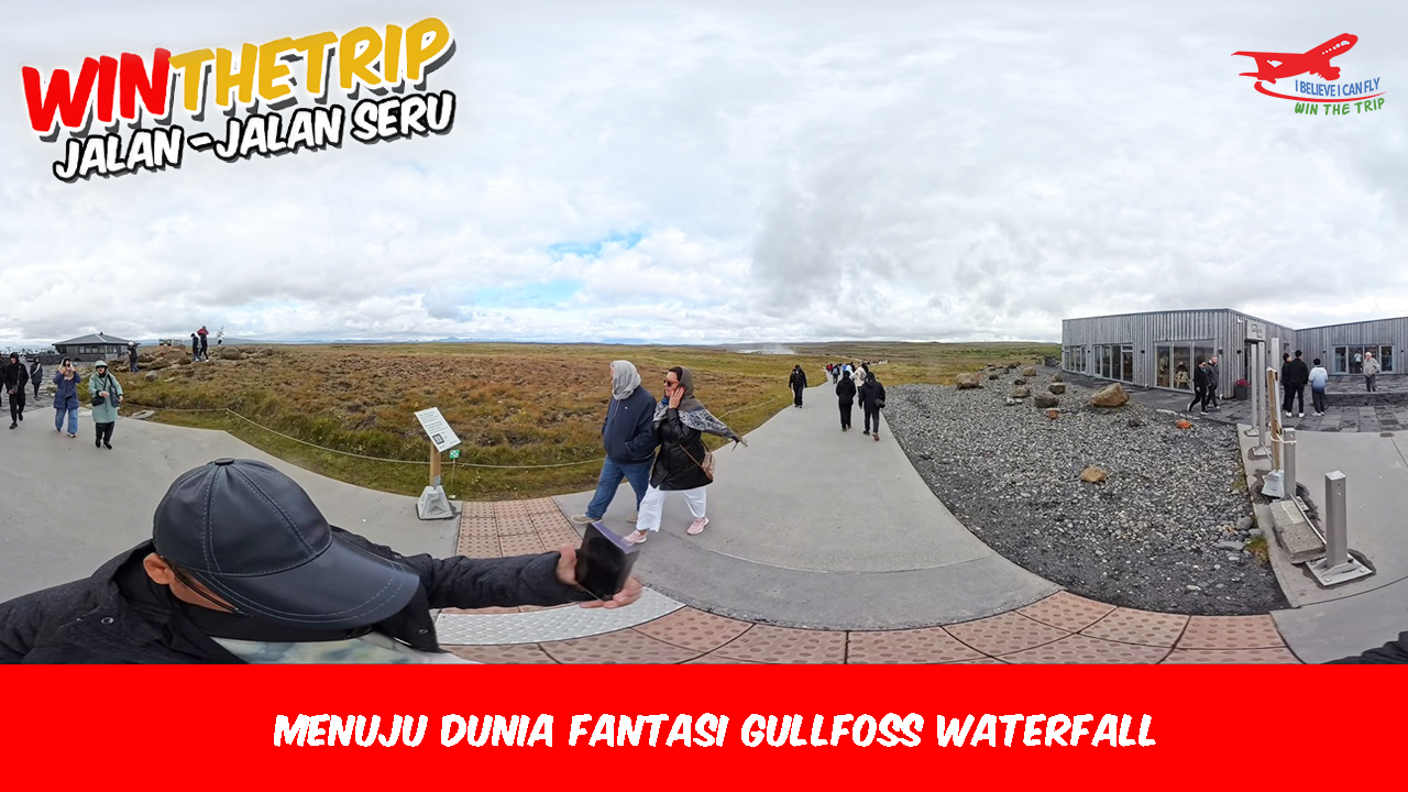 Menuju dunia fantasi Gullfoss Waterfall