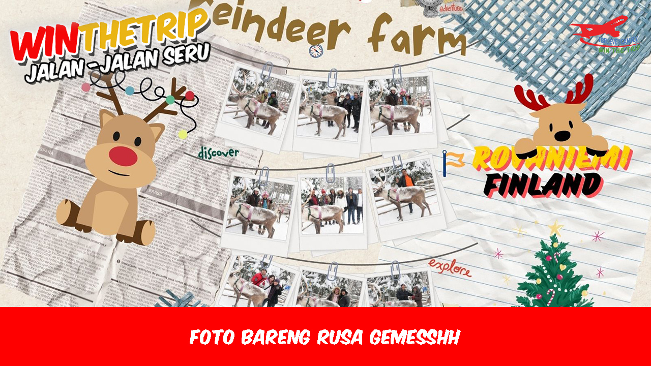 Foto bareng rusa gemesshh