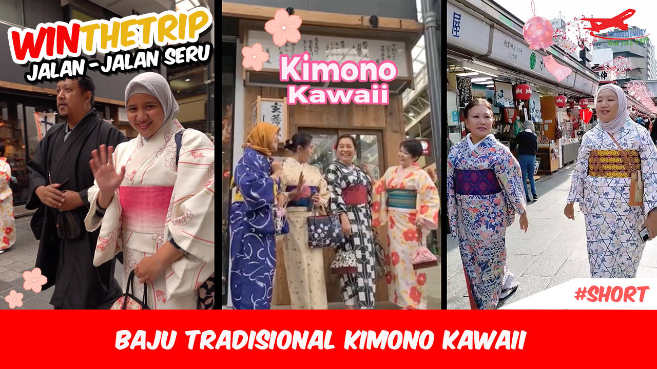 Baju Tradisional Kimono Kawaii