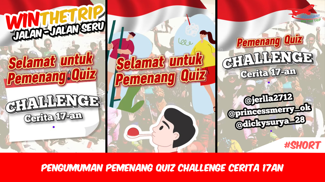 Pengumuman Pemenang Quiz Challenge Cerita 17an