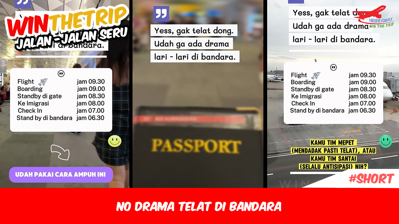 No Drama Telat Di Bandara