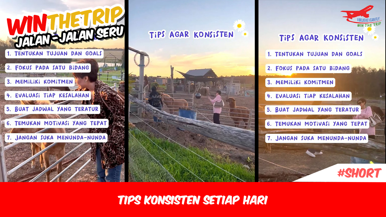 Tips Konsisten Setiap Hari